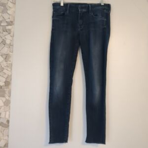 Mother Jeans Women's Size 27 Looker Ankle  Fray